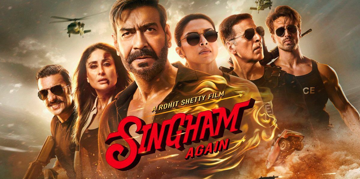 Singham Again Movie : अजय देवगन की एंट्री और सलमान खान का नया लुक देखकर झूम उठे फैन्स