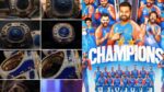 BCCI ने 2024 T20 वर्ल्ड कप जीतने वाली भारतीय टीम को 'चैम्पियंस रिंग' से सम्मानित किया।