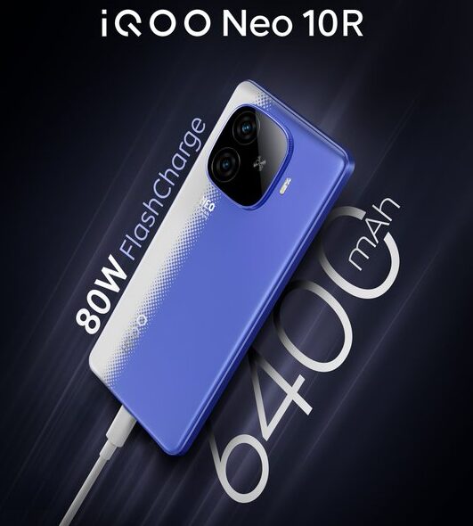 iQOO Neo 10R : 6400mAh की बड़ी बैटरी , 80W Fast Charging के साथ, जाने क्या है इसकी कीमत, गेमिंग के लिए है खास